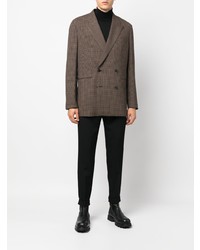 Paul Smith Double Breasted Gingham Check Blazer