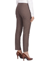 Brooks Brothers Petite Lucia Fit Slim Check Trousers
