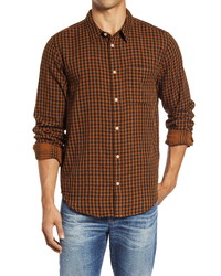 Madewell Gingham Check Double Weave Perfect Shirt