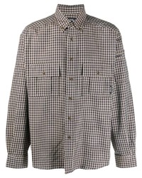 PACCBET Long Sleeved Checked Shirt