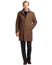 Brown Gingham Overcoat