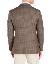 Tailorbyrd Brown Check Wool Sport Coat