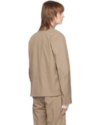 Post Archive Faction PAF Taupe Zip Jacket