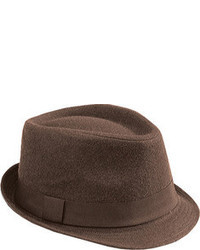 San Diego Hat Company Felt Fedora Cth3368 Brown