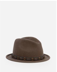 San Diego Hat Company Wool Felt Leather Band Fedora