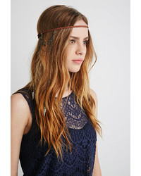 Forever 21 Faux Suede And Chain Headband