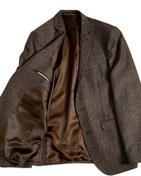 Asos Brand Slim Fit Suit Jacket In Herringbone
