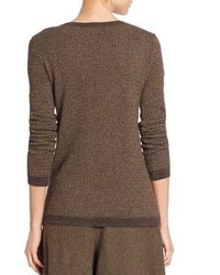 Ralph Lauren Collection Herringbone Cashmere Sweater