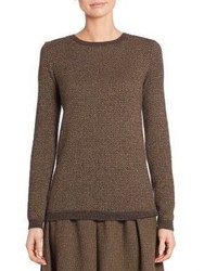Ralph Lauren Collection Herringbone Cashmere Sweater