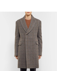 Stella McCartney Oversized Herringbone Wool Tweed Overcoat