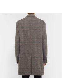 Stella McCartney Oversized Herringbone Wool Tweed Overcoat