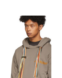 Ambush Beige Multi Cord Logo Hoodie