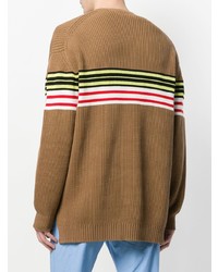 N°21 N21 Striped Rib Knit Sweater