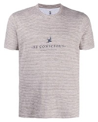 Brunello Cucinelli Be Conscious Striped T Shirt