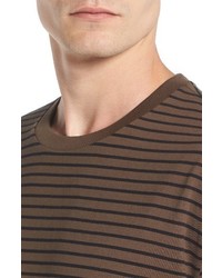 Vince Narrow Stripe Pima Cotton T Shirt