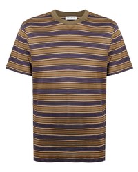 Sandro Paris Stripe Print Cotton T Shirt