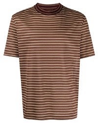 Lanvin Striped Short Sleeve T Shirt