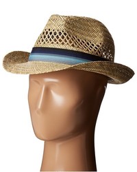 San Diego Hat Company Sgf2020 Seagrass Fedora Hat With Ombre Striped Band Fedora Hats
