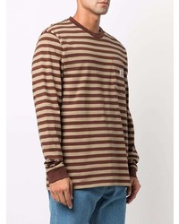 Carhartt WIP Striped Long Sleeve T Shirt
