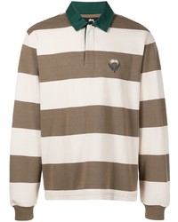 Stussy Striped Rugby Polo Shirt