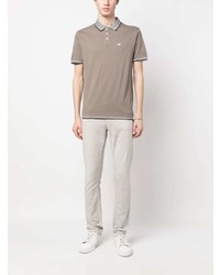 Emporio Armani Cotton Striped Polo Shirt