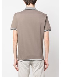 Emporio Armani Cotton Striped Polo Shirt