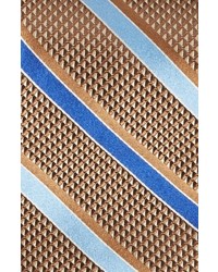 John W Nordstrom Draper Stripe Woven Silk Tie
