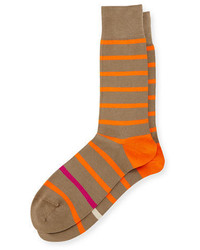 Paul Smith Simple Neon Striped Socks