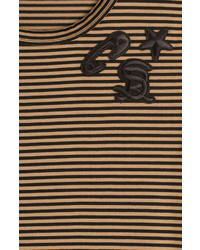 Sonia Rykiel Striped Cotton T Shirt With Embroidery