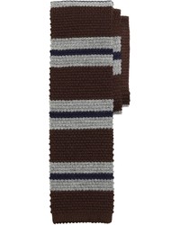 Brooks Brothers Split Stripe Knit Tie