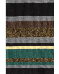 Emilio Pucci Striped Wool Turtleneck Pullover