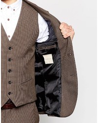 Selected Homme Skinny Houndstooth Suit Jacket With Stretch