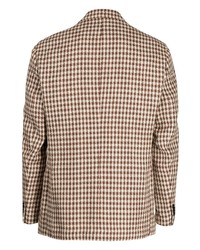 Man On The Boon. Houndstooth Pattern Single Breasted Blazer