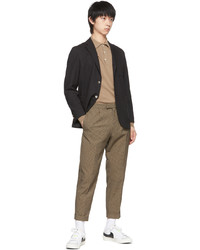 Beams Plus Beige Polyester Trousers