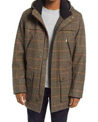Pendleton Bainbridge Houndstooth Waterproof Wool Coat