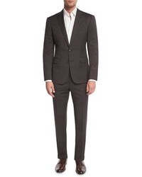 Ralph Lauren Anthony Houndstooth Two Piece Suit Olive