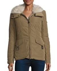 Peuterey Felicity J Fox Fur Trim Down Jacket