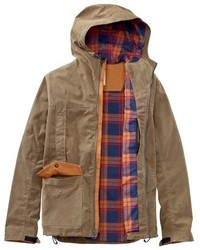Timberland Mount Davis Waxed Cotton Hooded Hiking Jacket