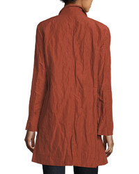 Eileen Fisher Rumpled Organic Cotton Blend Jacket