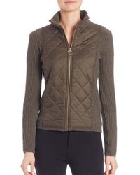 Barbour Sporting Zip Front Knit Jacket