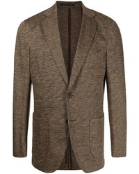 Man On The Boon. Buttoned Jersey Knit Blazer
