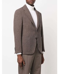 Canali Textured Single Breasted Blazer