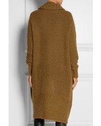 Donna Karan Oversized Alpaca Silk Cashmere And Wool Blend Cardigan