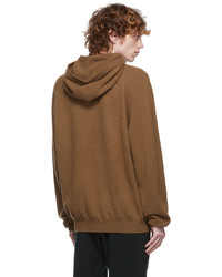 Frenckenberger Brown Cashmere Hoodie