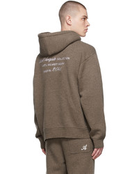 Axel Arigato Brown Memo Hoodie