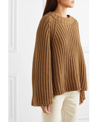 ARJÉ Oversized Wool Silk And Cashmere Blend Sweater