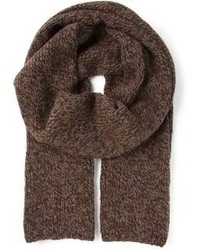 Brown Knit Scarf