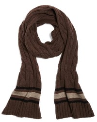 Brooks Brothers Cable Knit Cricket Scarf