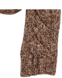 Dolce & Gabbana Cable Knit Scarf