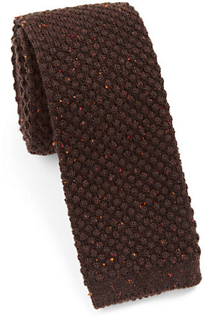 Eton Sweden Melange Popcorn Knit Tie, $135 | Saks Avenue | Lookastic